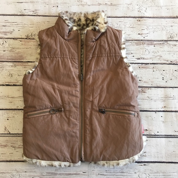 Pampolina Reversible Leopard Vest - Picture 4 of 6